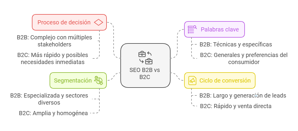 seo b2b vs seo b2c